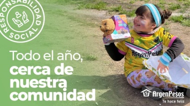 ArgenPesos compartió una jornada por el Día de la Niñez en el Club Vatteone