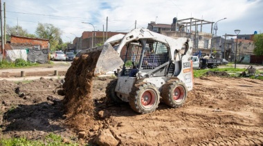Lanús Gobierno sigue con la realización de obras en el Parque Lineal del Oeste