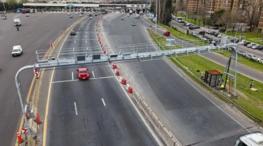 AUBASA inauguró un peaje sin barreras en Dock Sud