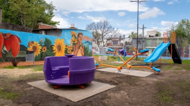 Lanús Gobierno inauguró un nuevo espacio recreativo en el Barrio Villa Talleres