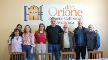 La intendenta Sierra visitó el Cottolengo Don Orione de Avellaneda