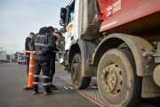 El Municipio de Quilmes y la Provincia realizaron un operativo de control de transito pesado