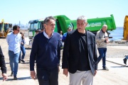 Ferraresi y el ministro Katopodis recorrieron obras en Avellaneda