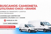 Empresa de logística busca choferes con camioneta utilitaria en Avellaneda