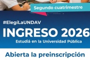 Ingreso 2026: últimos días de inscripción a carreras en la UNDAV