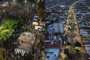 Una despedida multitudinaria: miles de personas homenajearon al Indio Solari en Avellaneda