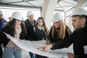 Magdalena Sierra recorrió obras en marcha en Avellaneda