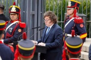 Milei recordó a San Martín y habló de “defender la libertad”