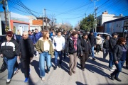 Magdalena Sierra recorrió obras de infraestructura en Villa Tranquila
