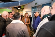 Magdalena Sierra inauguró obras en el Club Alberdi de Wilde