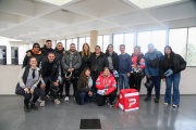 Magdalena Sierra se reunió con trabajadores de plataformas y repartidores