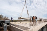 Avanza la construcción de la nueva subida y bajada de Ezpeleta en el Autopista Buenos Aires- La Plata