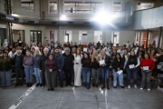Magdalena Sierra y Walter Correa entregaron Certificados de Formación Laboral a 115 vecinos de Avellaneda