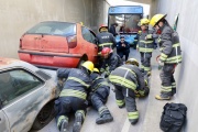 Se  realizó en Avellaneda un simulacro de Bomberos Voluntarios