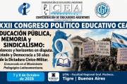 Tigre será sede del XXII Congreso Político Educativo de la Confederación de Educadores Argentinos