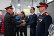 Julián Álvarez inauguró la Escuela de Cadetes de Bomberos Voluntarios "Héroes de Malvinas"
