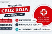 La Cruz Roja de Avellaneda ofrece tres carreras de salud para el ciclo lectivo 2027