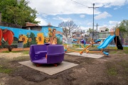 Lanús Gobierno inauguró un nuevo espacio recreativo en el Barrio Villa Talleres