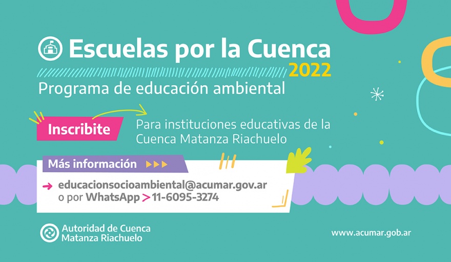 ACUMAR abrió la inscripción al Programa Escuelas por la Cuenca ...