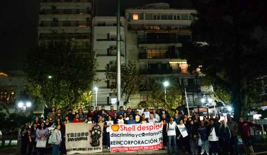 Fuerte respaldo al reclamo contra Shell por despidos en Avellaneda