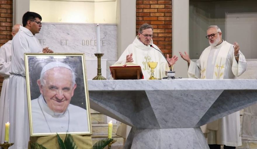La diócesis de Avellaneda-Lanús recordó al Papa Francisco a un año de su fallecimiento