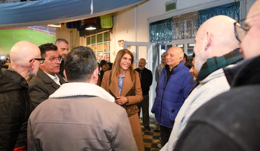 Magdalena Sierra inauguró obras en el Club Alberdi de Wilde