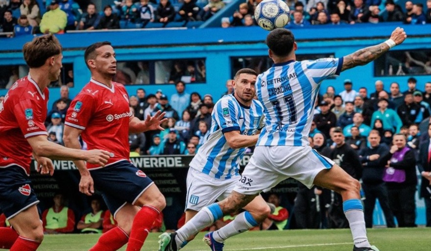Racing e Independiente igualaron 1-1 en un apasionante clásico de Avellaneda